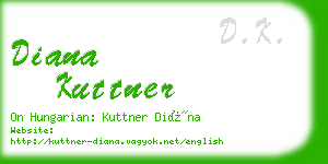 diana kuttner business card